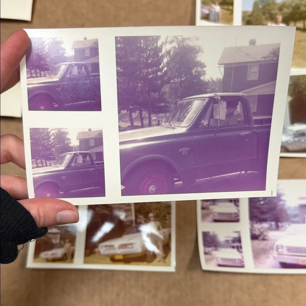 Vintage Photo Collection Display Album Pages